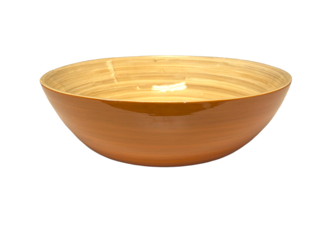 Albert L. Punkt Bamboo Classic Bowl in Caramel