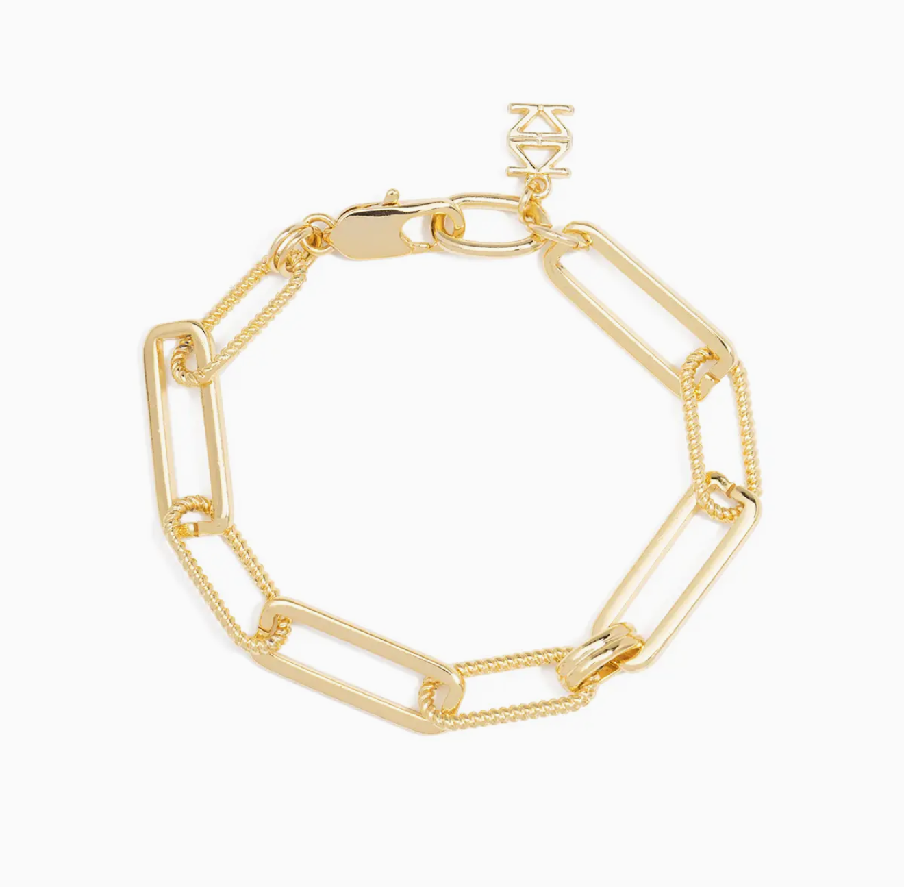 Zenzii Gold & Rope Link Bracelet