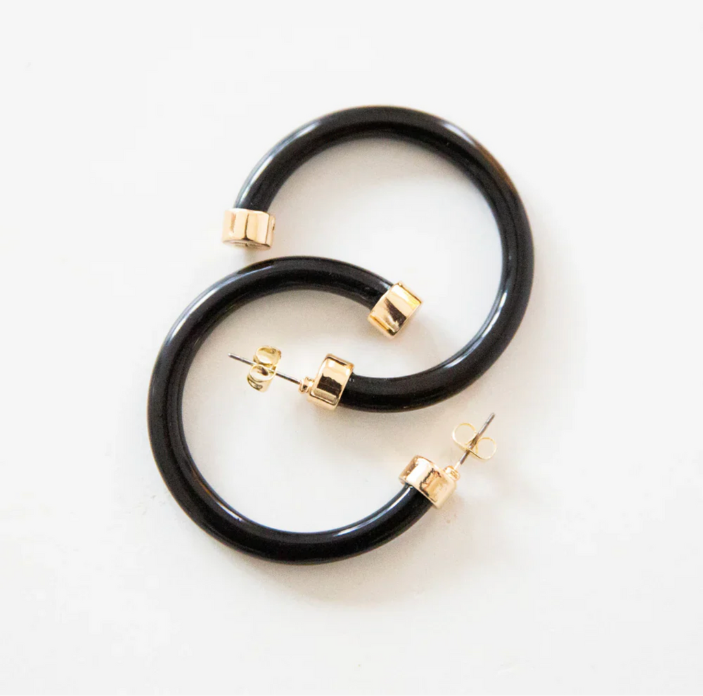 Hoo Hoops Midi Hoop Earrings