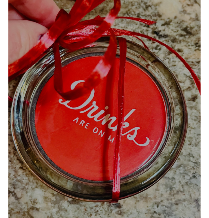 Ben's Garden Round Glass Coaster