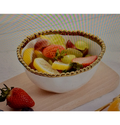 Pampa Bay Salerno Snack Bowls - White/Gold
