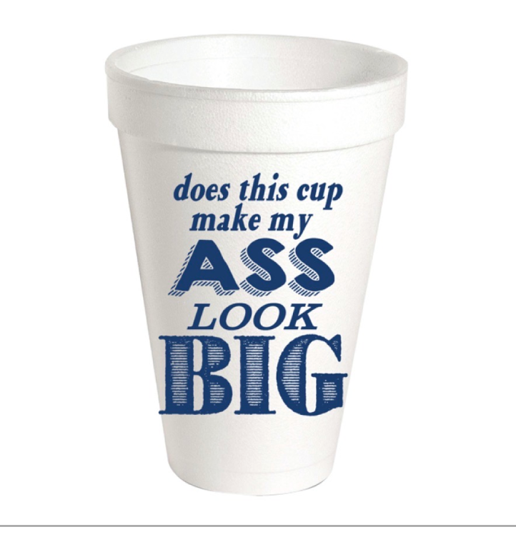 Roseanne Beck Styrofoam 20oz. Party Cups - Set of 10