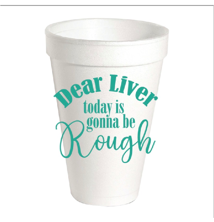 Roseanne Beck Styrofoam 20oz. Party Cups - Set of 10