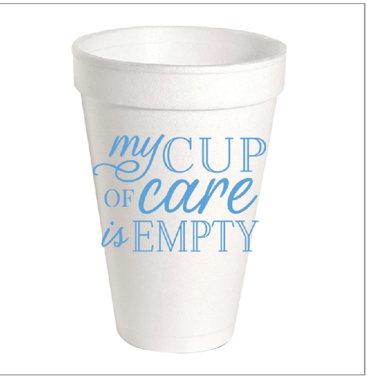 Roseanne Beck Styrofoam 20oz. Party Cups - Set of 10