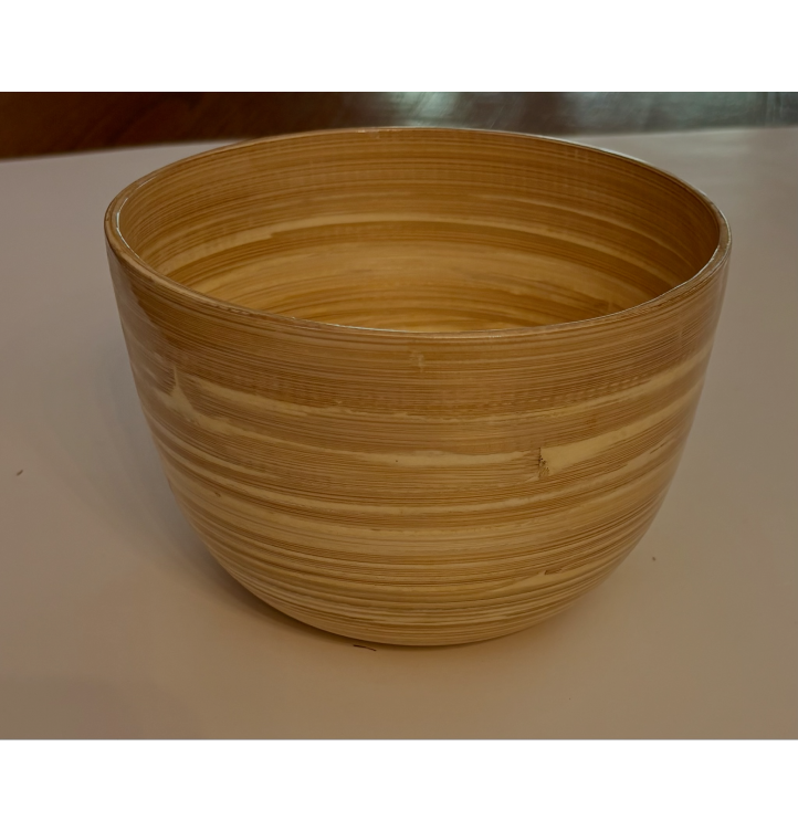 Albert L. Punkt Bamboo Snack Bowl