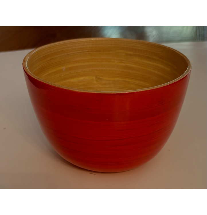 Albert L. Punkt Bamboo Snack Bowl