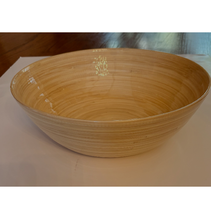 Albert L. Punkt Bamboo Party Bowl - Nature