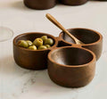 Design Ideas Wood Trio Bowl