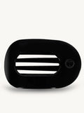 Teleties Medium Flat Round Hair Clip - Jet Black