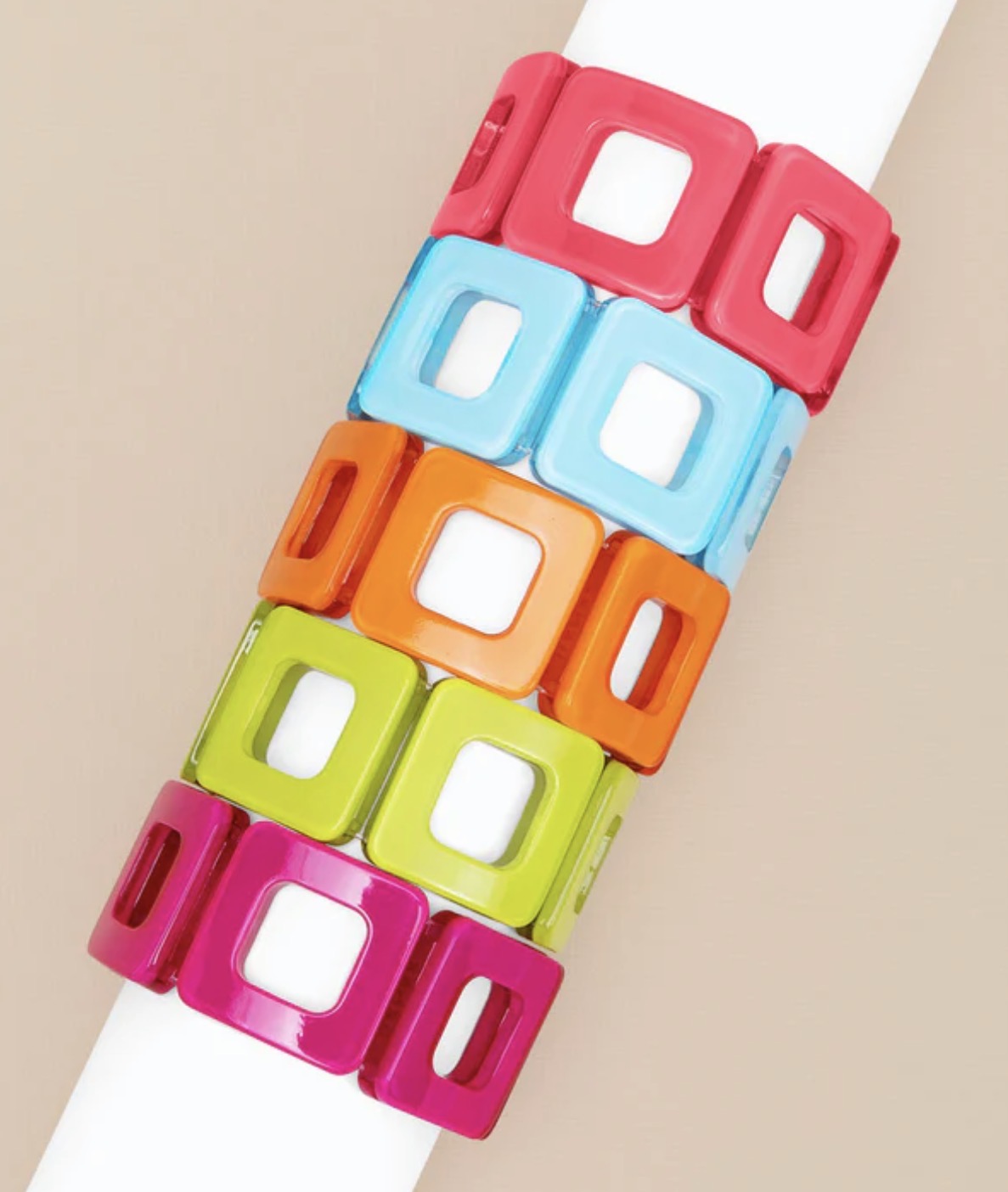 Zenzii Resin Square Bracelet