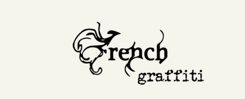 French Graffiti  Tea Towel