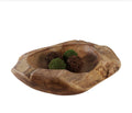 Sagebrook Home Teak Oranic Bowl