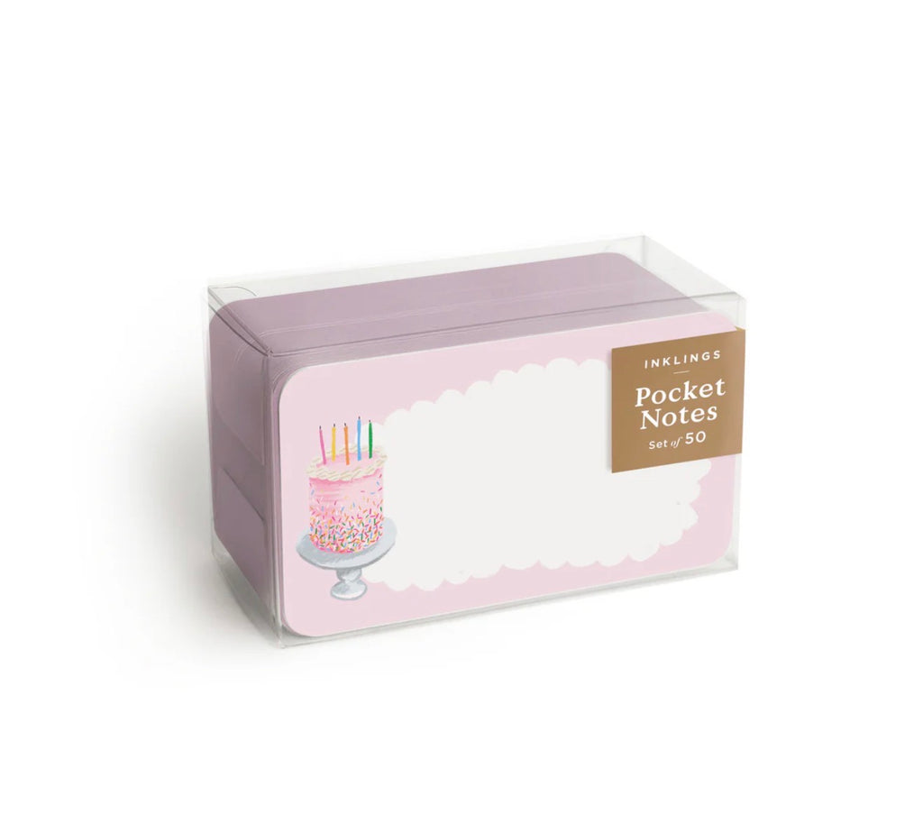 Inklings Birthday Cake Pocket Notes