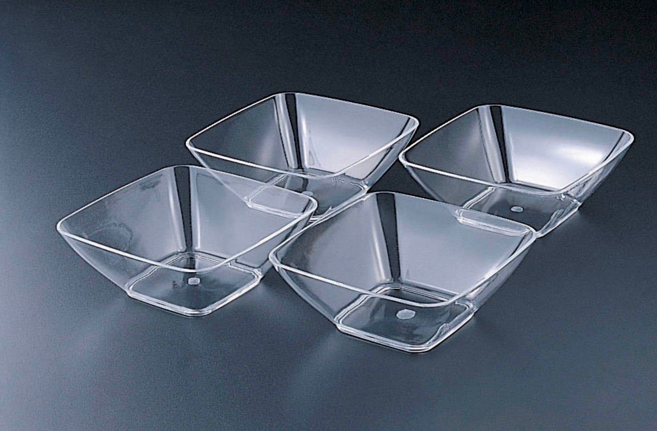 Huang Acrylic Small Square Acrylic Bowl