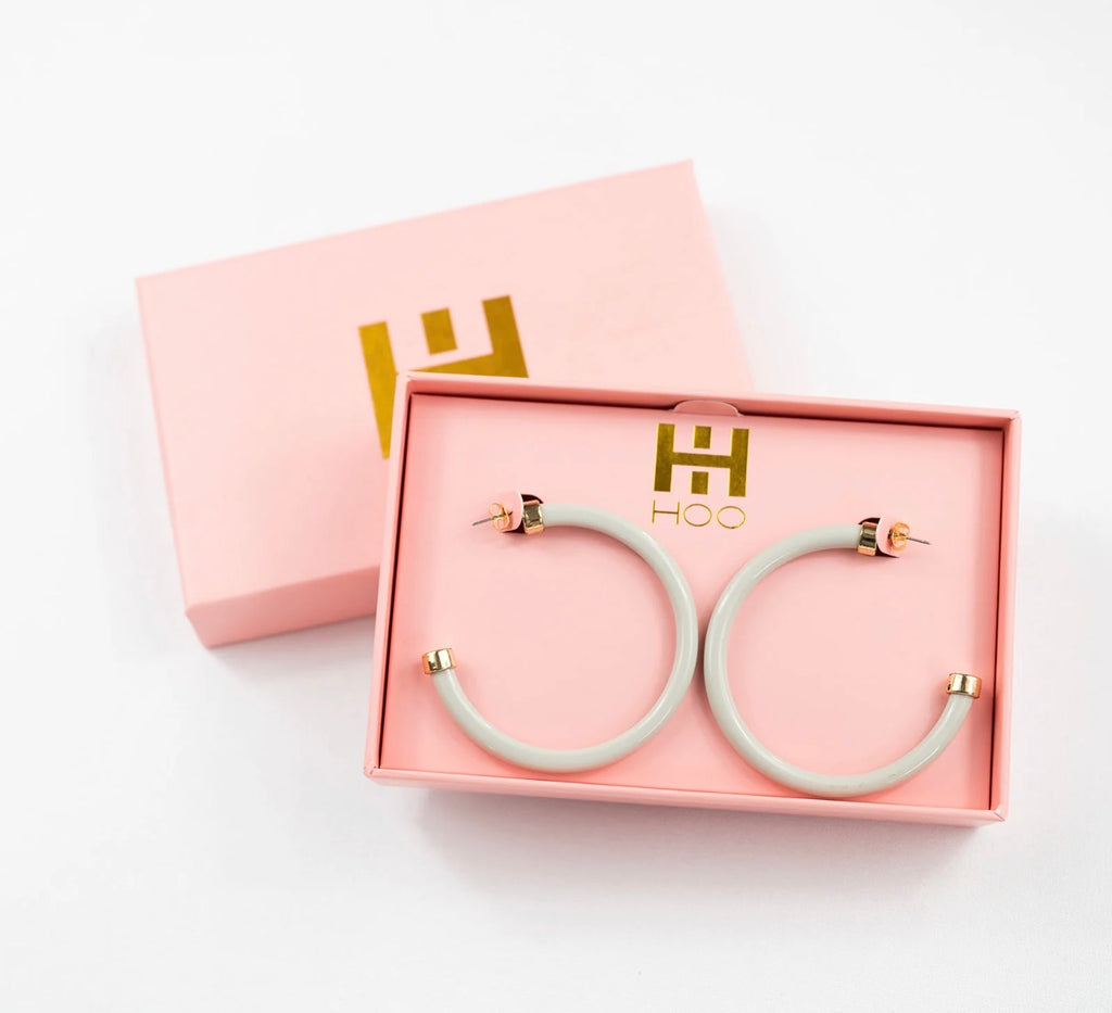 Hoo Hoops Midi Hoop Earrings