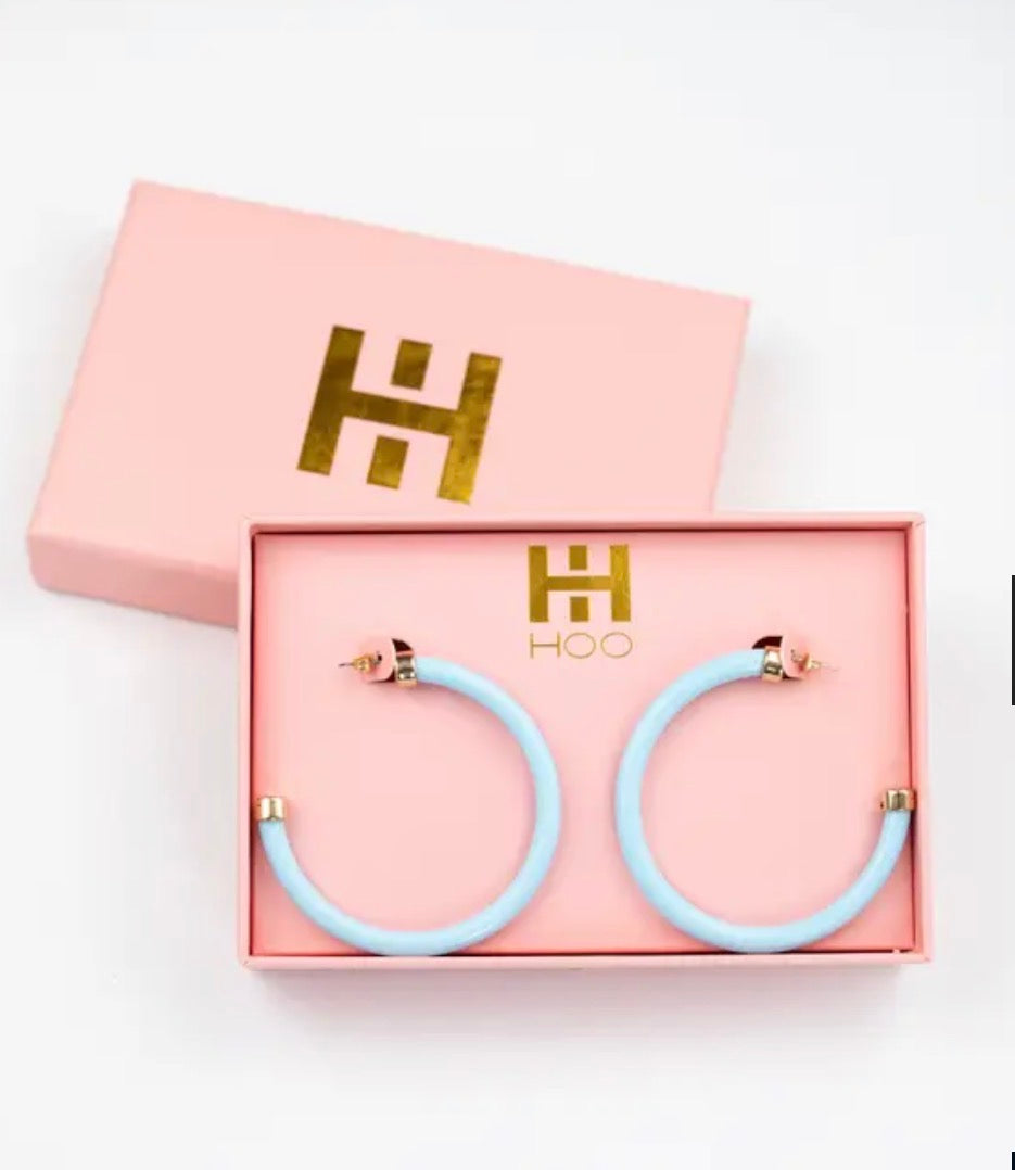 Hoo Hoops Midi Hoop Earrings