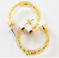 Hoo Hoops Mini Hoops - Gold Glitter
