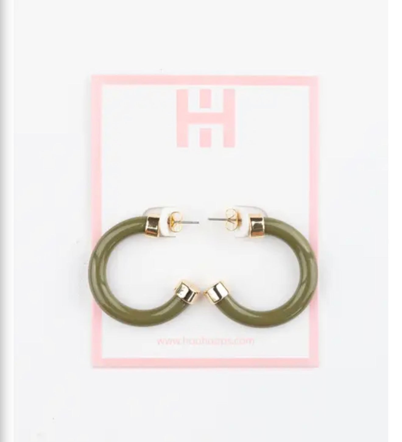 Hoo Hoops Mini Hoops - Olive