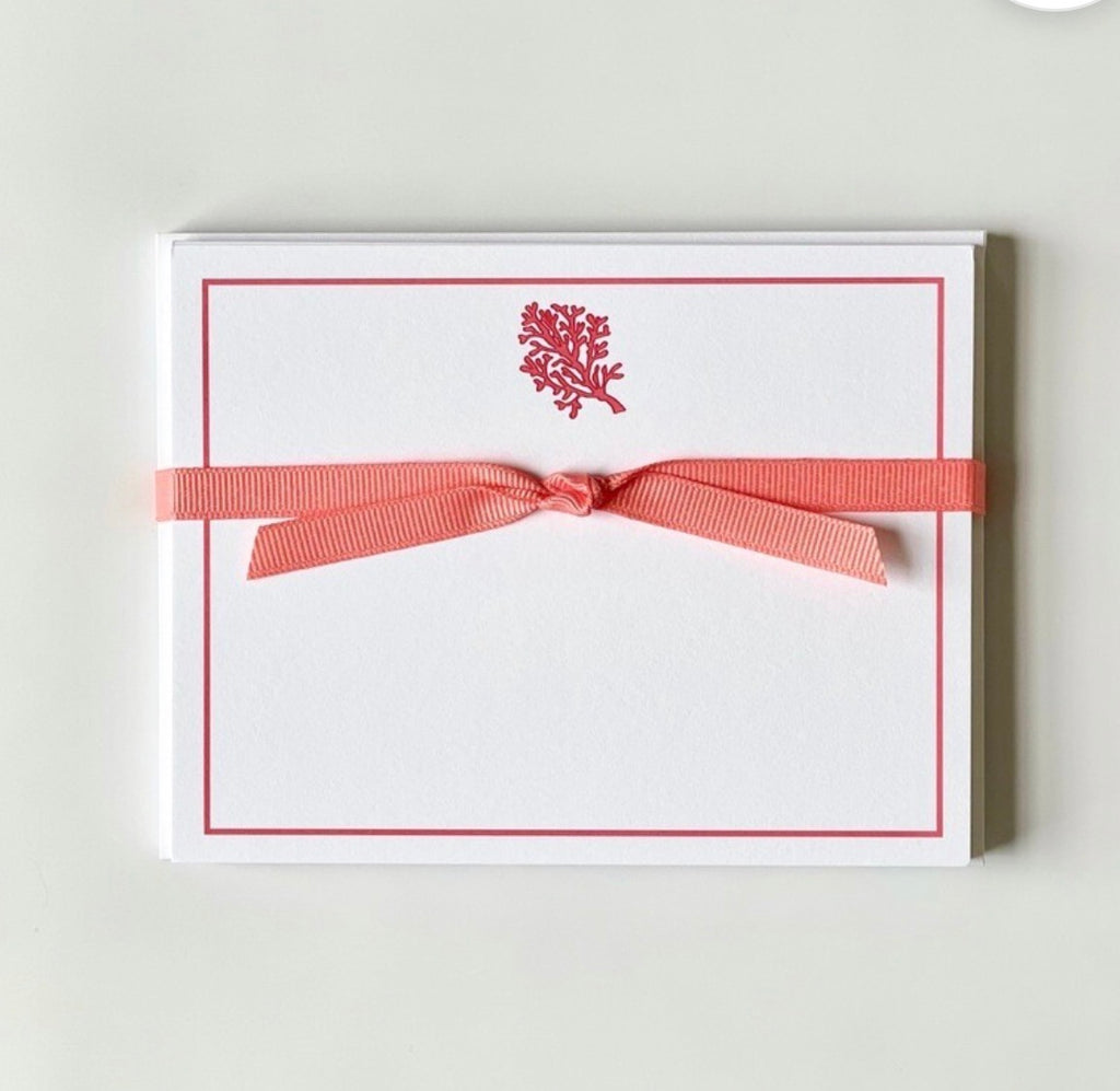 Georgetown Paperie Coral Notecards