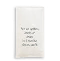 French Graffiti Tea Towel - Drinks or Dranks