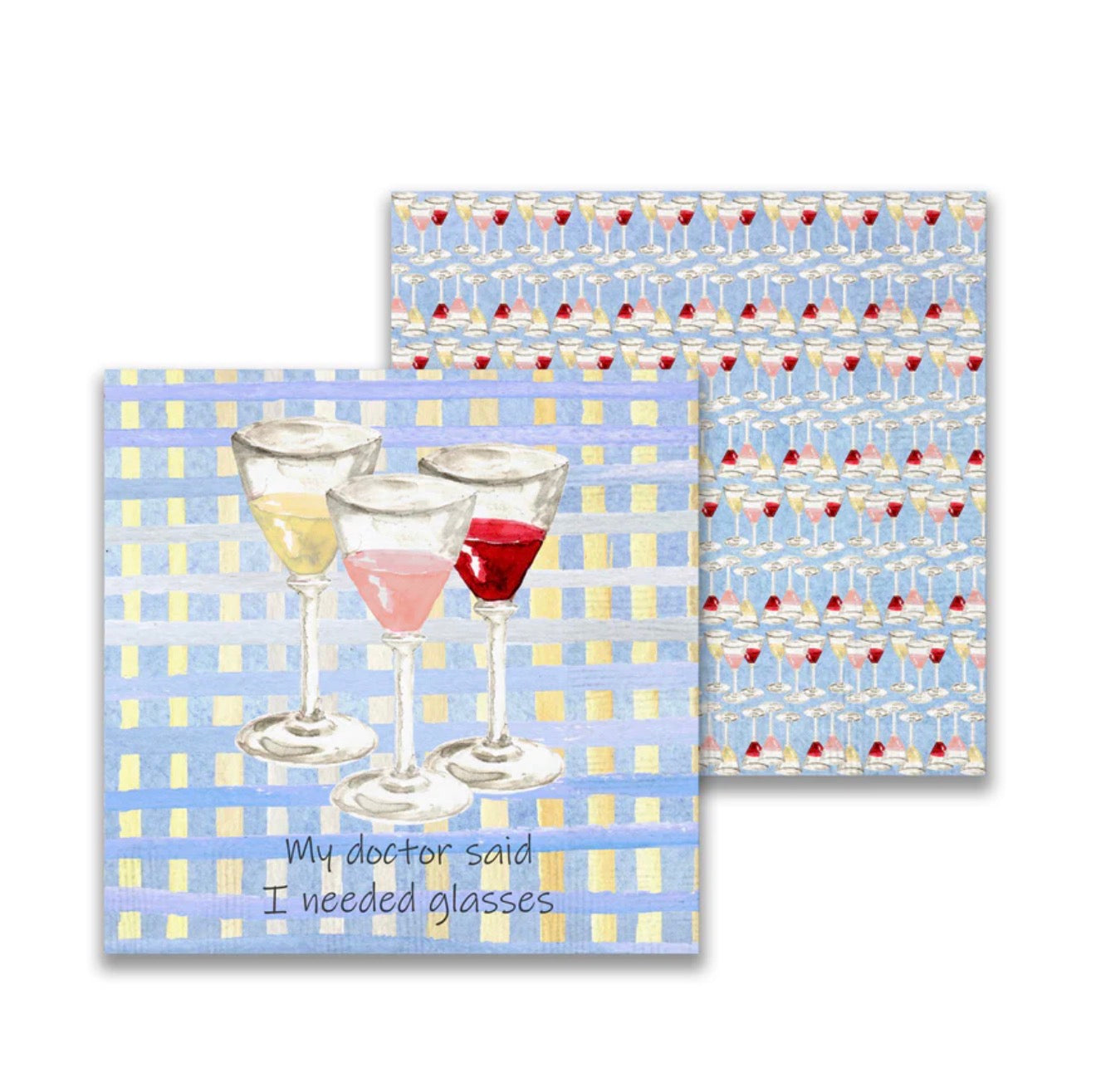French Graffiti Cocktail Napkin