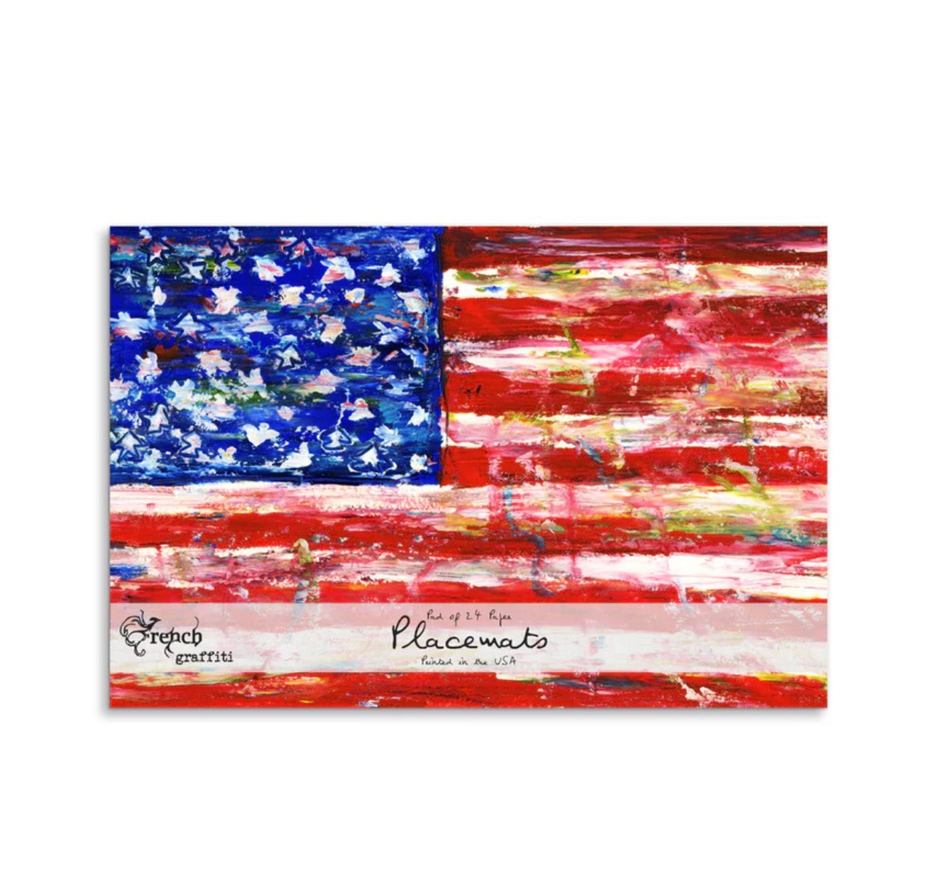 French Graffiti  Paper Placemats