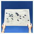 Color Box Design & Letterpress Travel Map