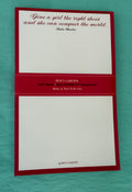 Ben's Garden "Give a Girl...." Notepad
