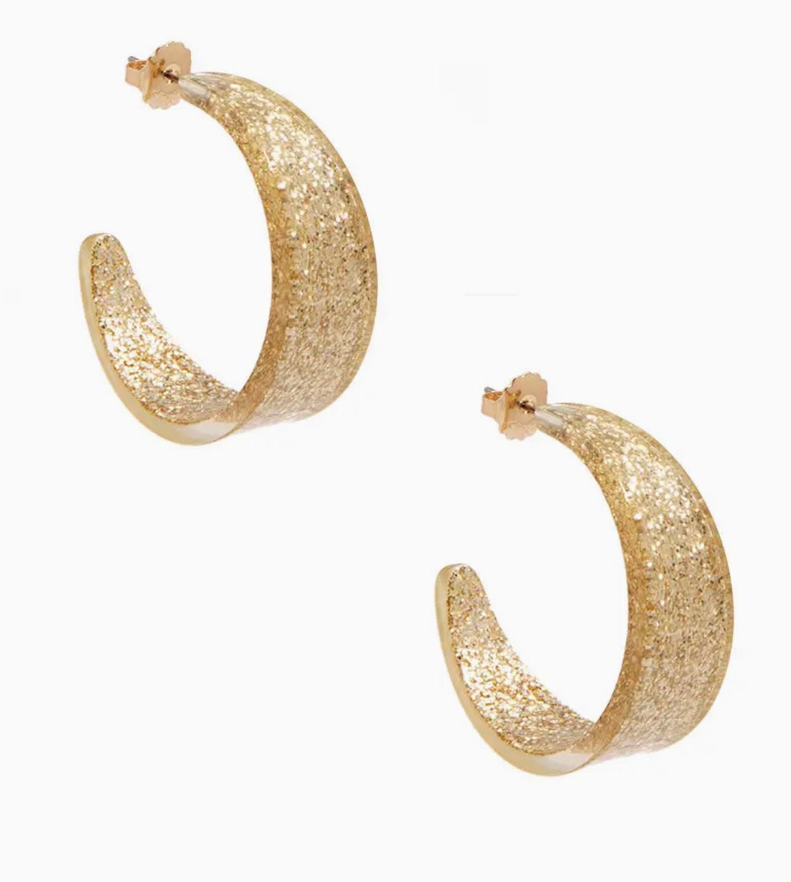 Zenzii Chunky Hoop Earring - Gold