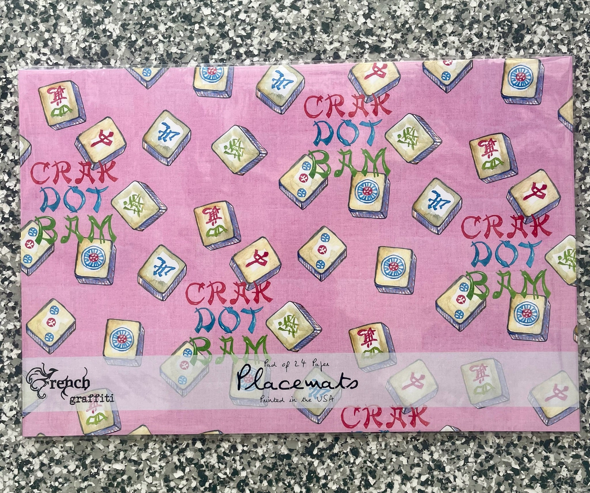 French Graffiti  Paper Placemats