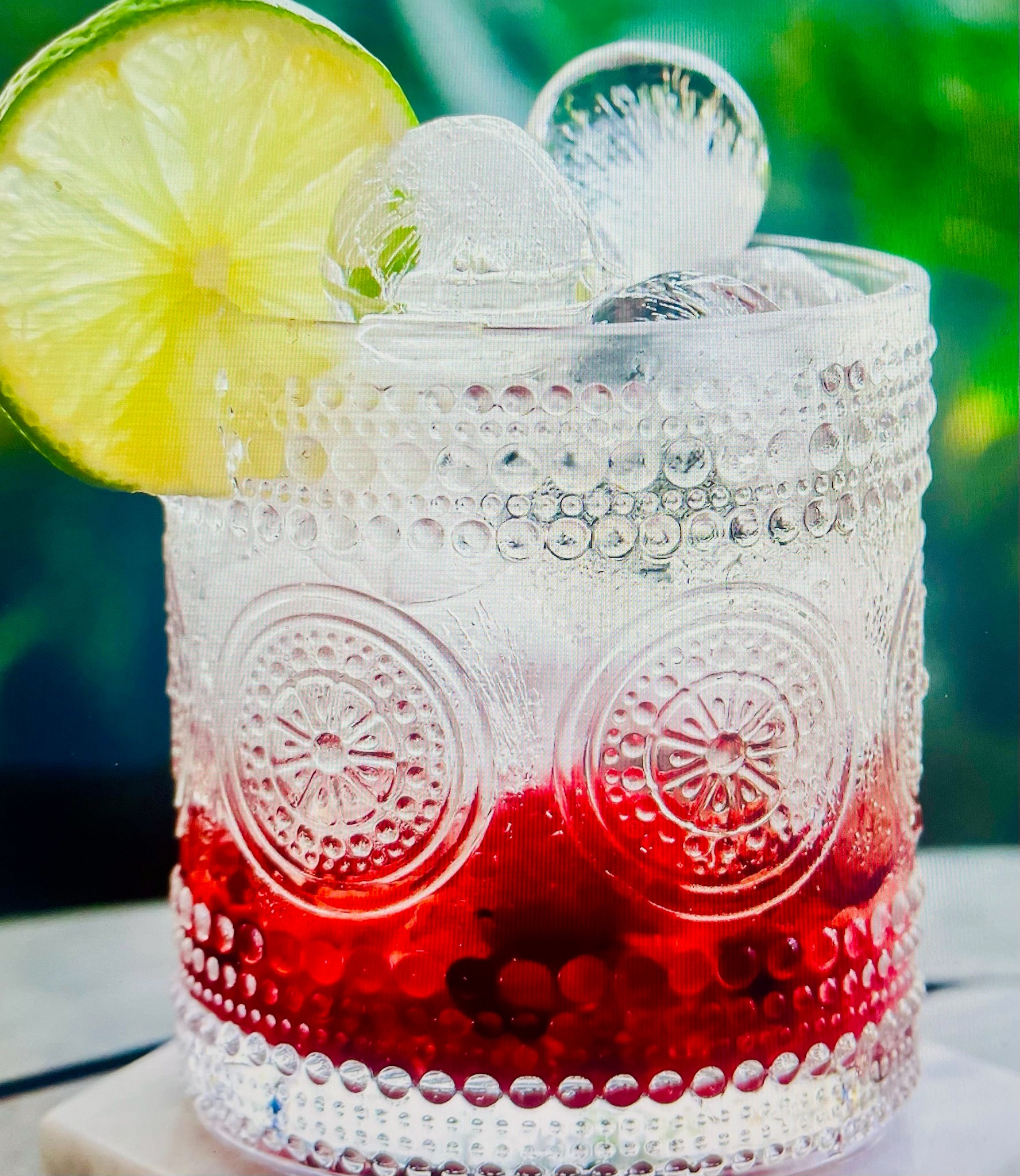 Kate Aspen 10 oz. Textured Beaded Old Fashioned Drinking Glasses - Set of 6