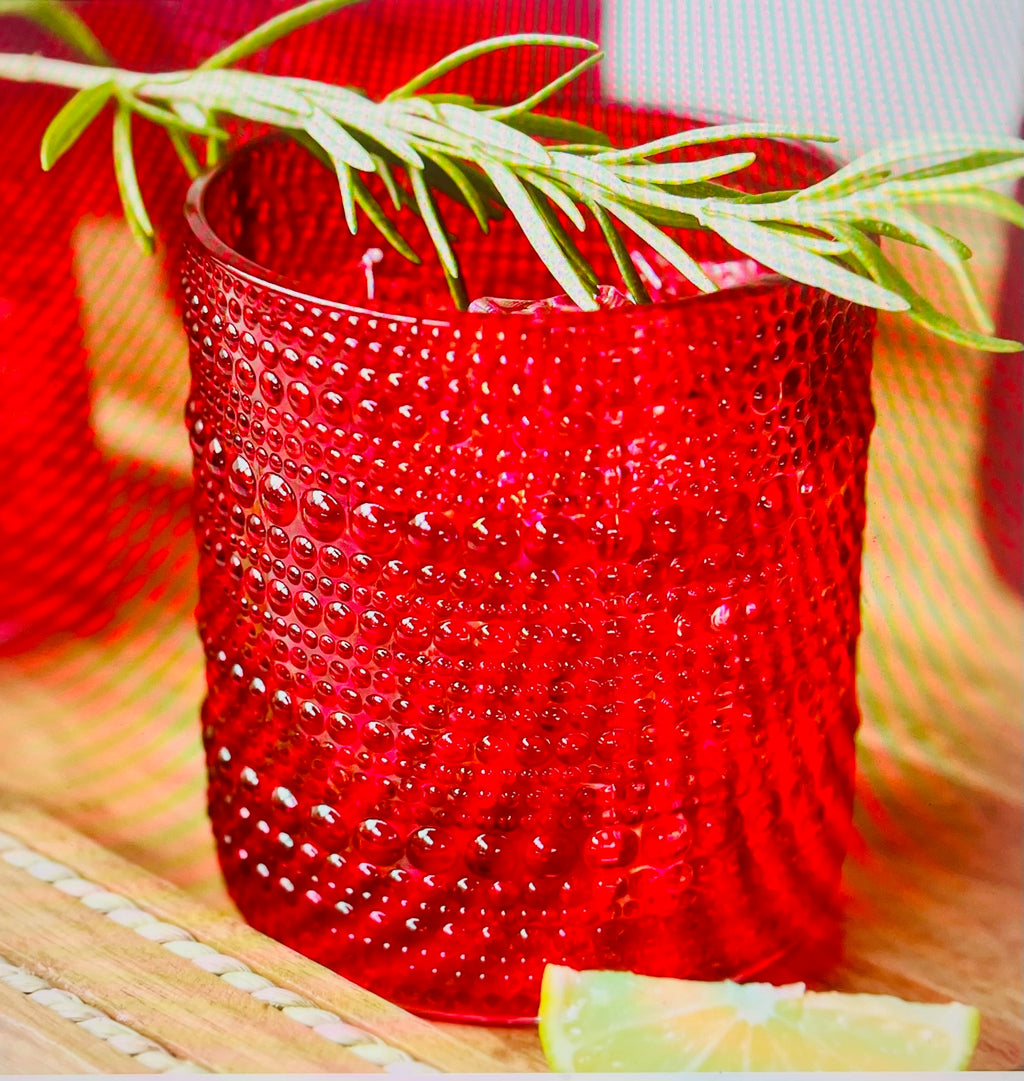 Kate Aspen 10 oz. Textured Beaded Old Fashioned Drinking Glasses - Set of 6
