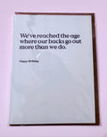 Inklings Paperie Backs Go Out Card