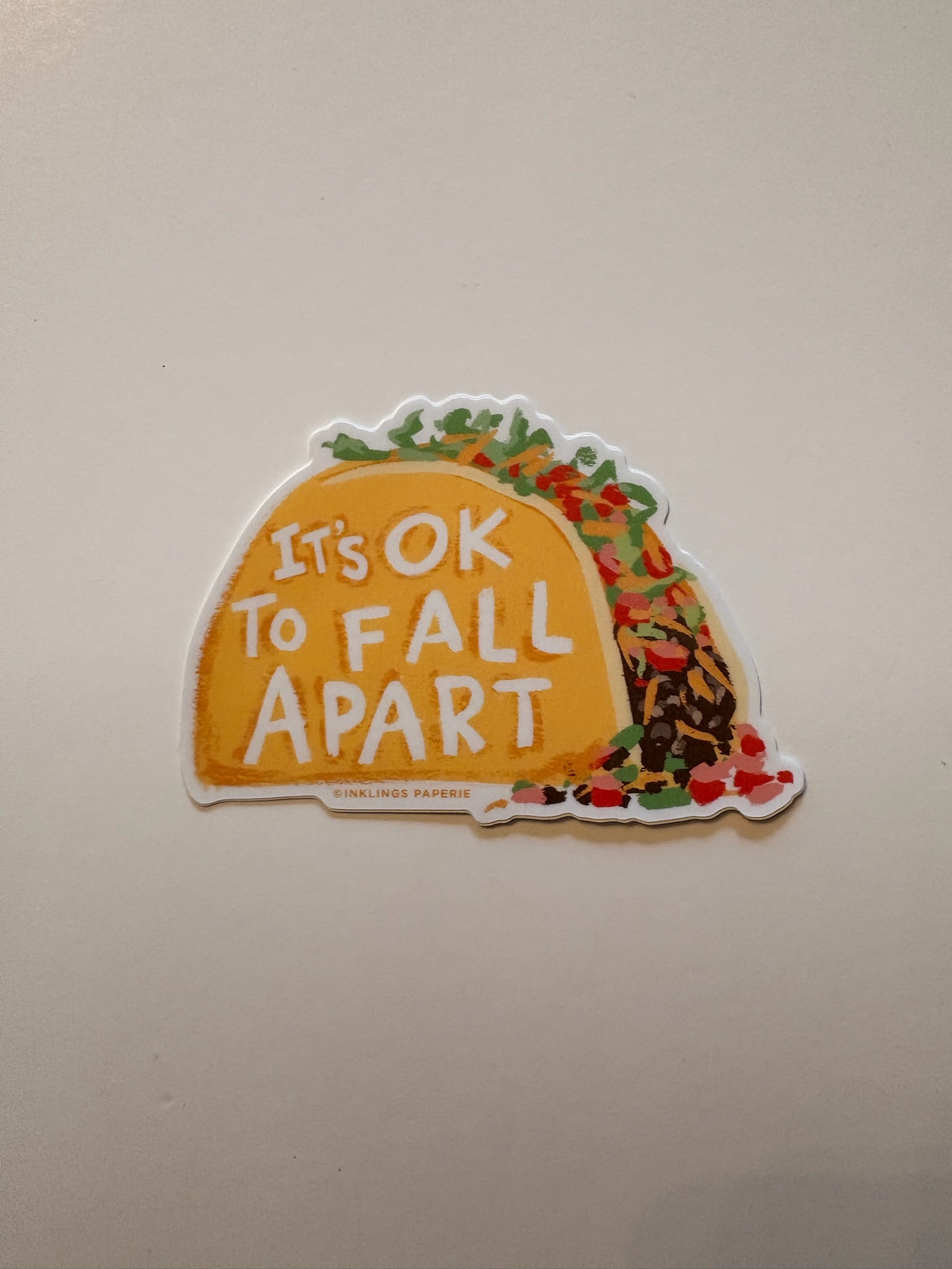 Inklings Paperie It's Ok to Fall Apart Sticker