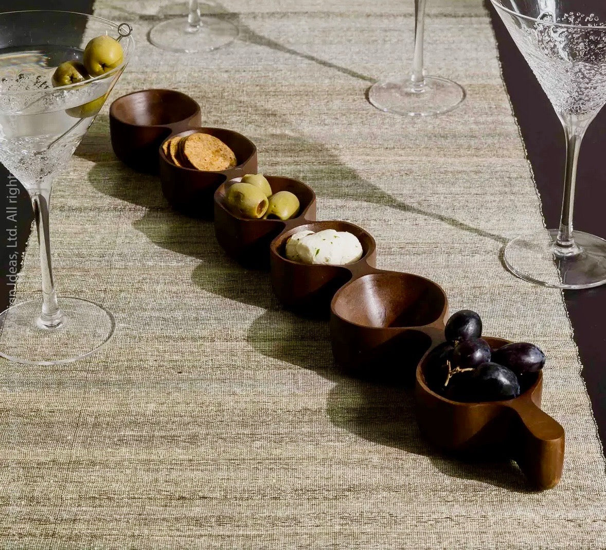 Design Ideas Wooden Long Bowl