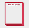 Roseanne Beck "Before Drinks" Stack Pad