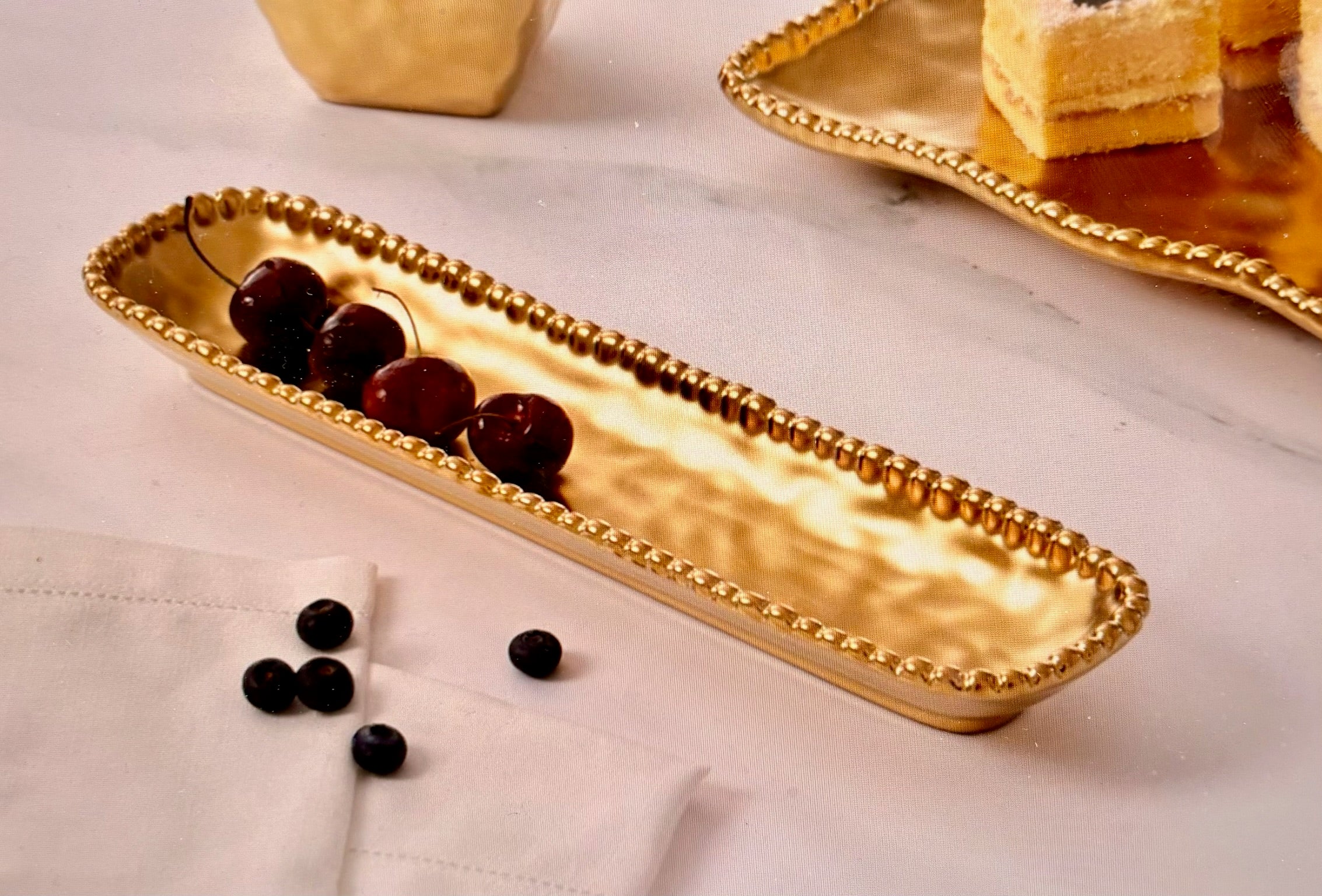 Pampa Bay Cracker Tray - Gold