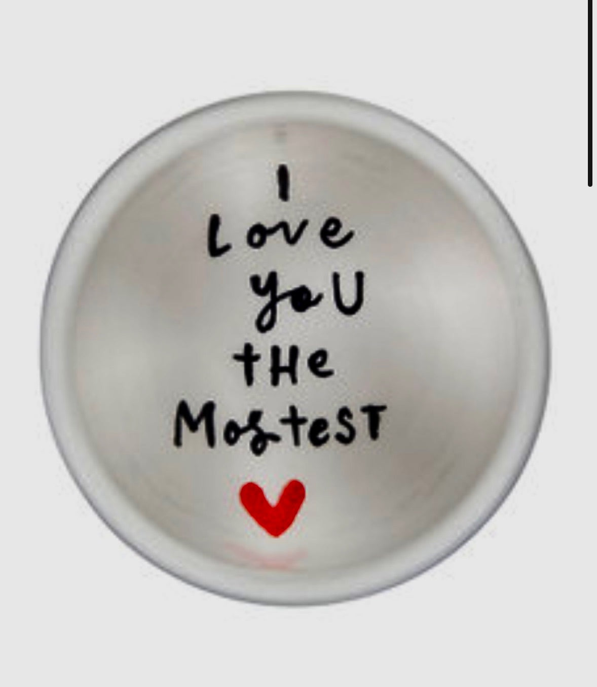 Rosanna Love Bowl Dip Dish - I Love.....