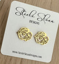 Steele Sloan Designs Rameses Gold Stud Earrings