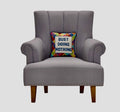 Peking Handicraft Embroidered Needlepoint Pillow - "I'm Busy"