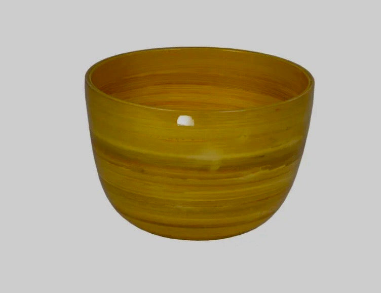 Albert L. Punkt Bamboo Snack Bowl