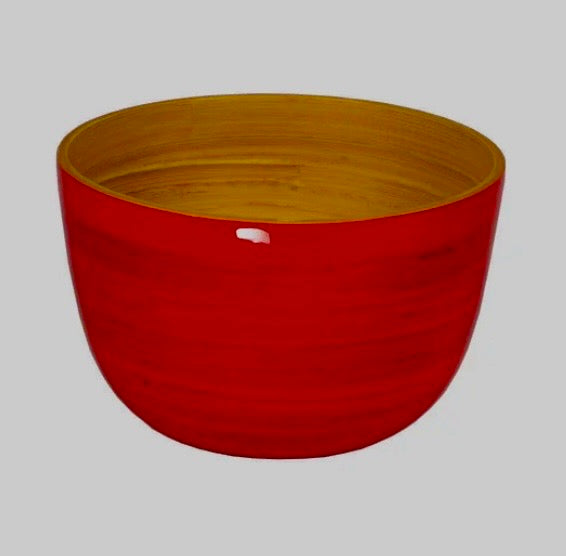 Albert L. Punkt Bamboo Snack Bowl