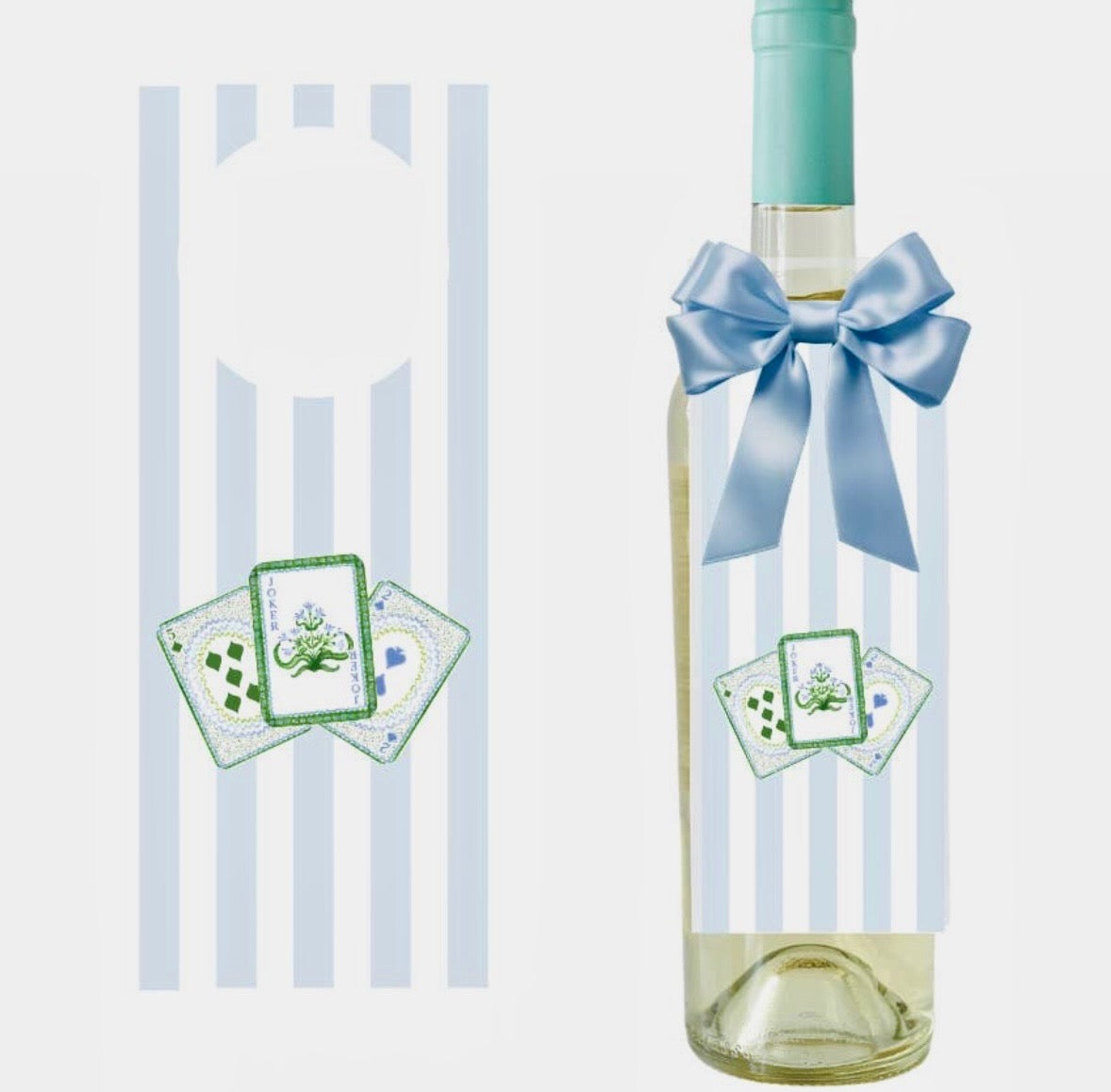 Busy Bee Gift Wine Bottle Gift Tag - "Cards"