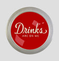 Ben's Garden Round Glass Coaster - Set of 2