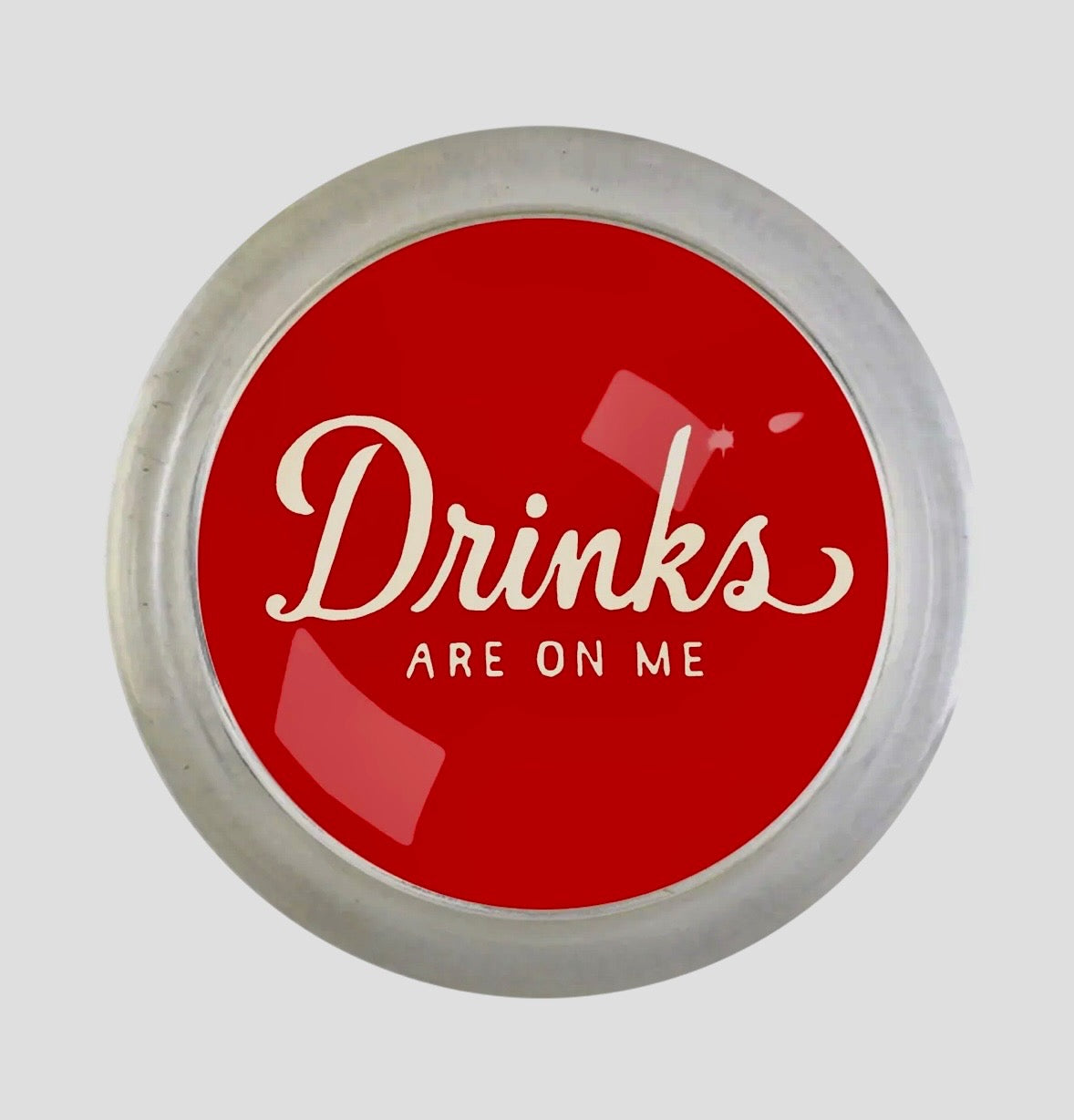 Ben's Garden Round Glass Coaster