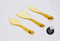 Pampa Bay Set of 3 Cheese Knives - Gold