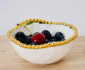 Pampa Bay Salerno Snack Bowls - White/Gold