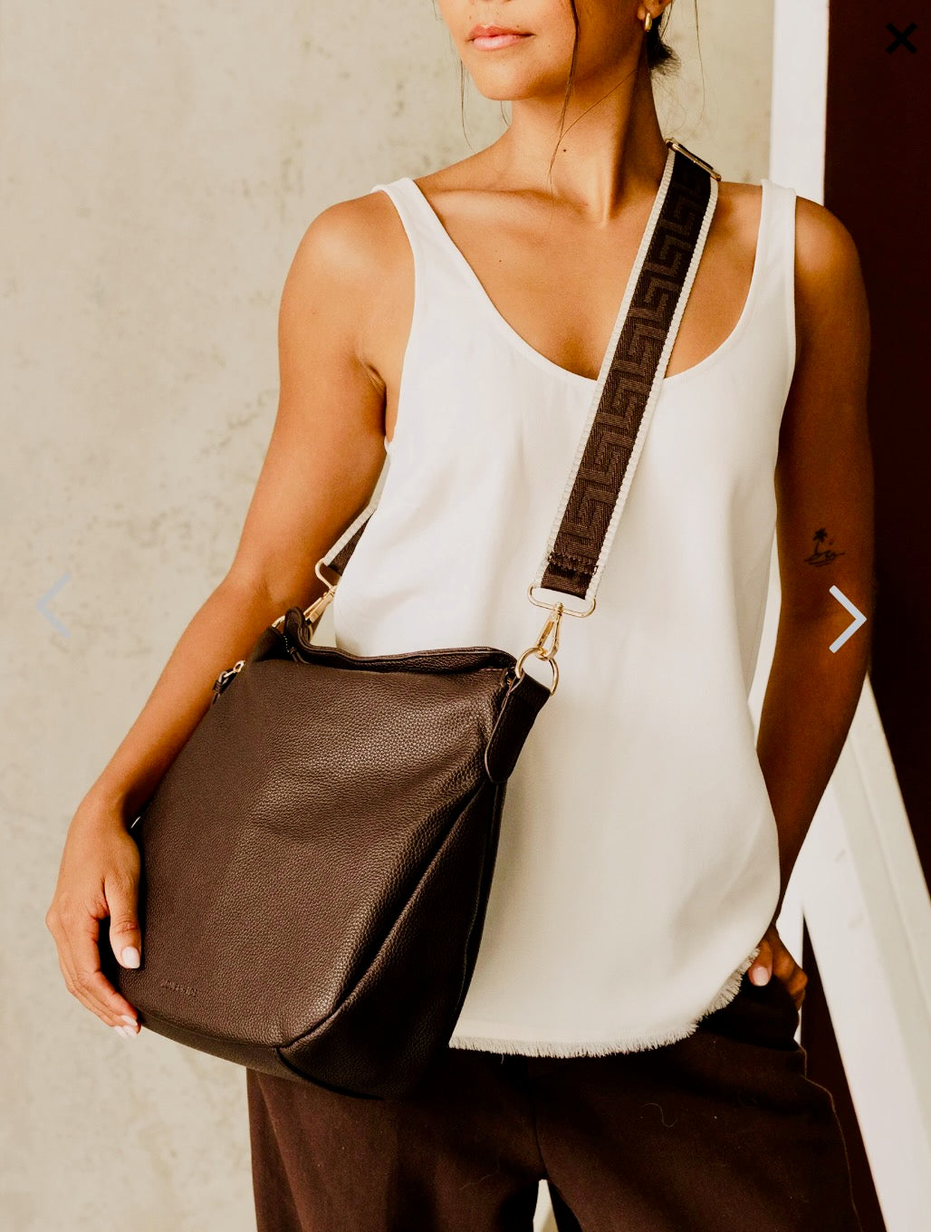 Louenhide Nadia Shoulder Bag/Chocolate