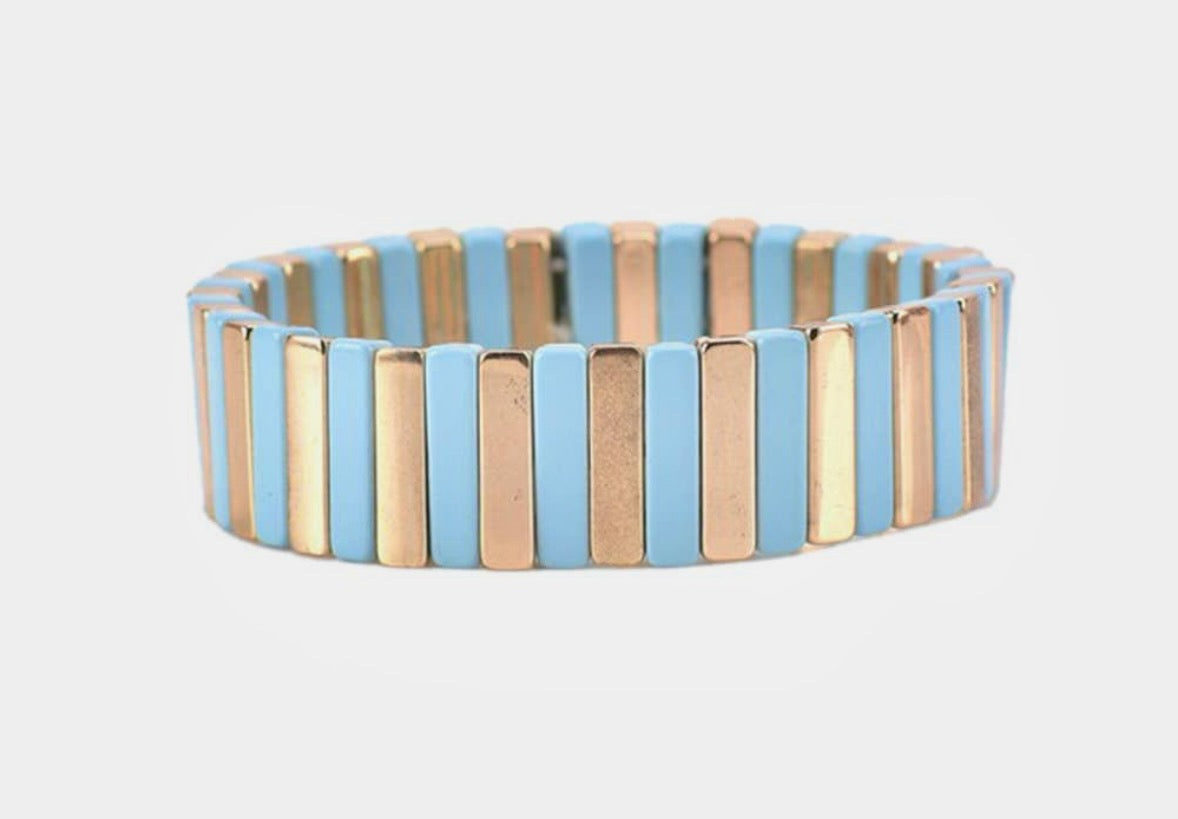 Enamel Tile Bracelet by Furnish