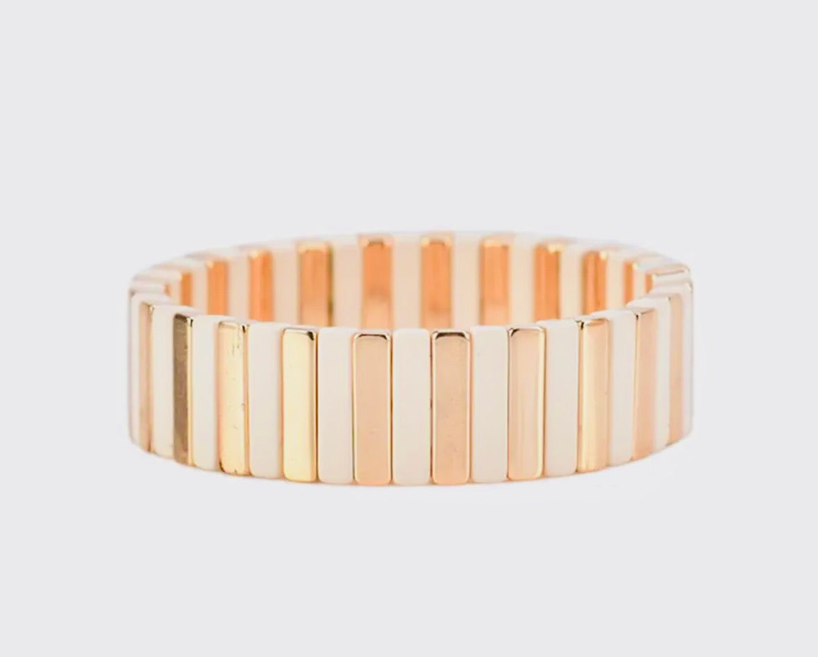 Enamel Tile Bracelet by Furnish